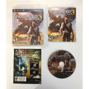 Uncharted 3: Drake's Deception PS3 (Sony PlayStation 3, 2011) CIB Complete